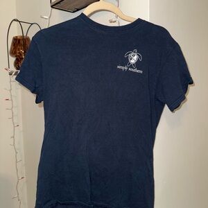 Simply Southern Dark Blue Short Sleeve Tee